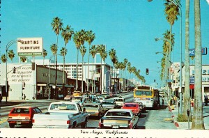Van Nuys, CA. Near Hamlin St. 1970s.